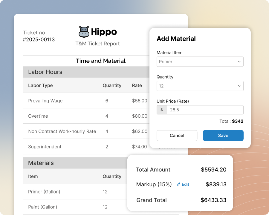 include accurate fee and cost with digital t and m tickets include accurate fee and cost with digital t and m tickets