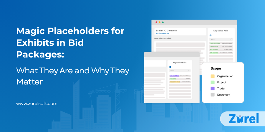 Magic Placeholders for Exhibits in Bid Packages