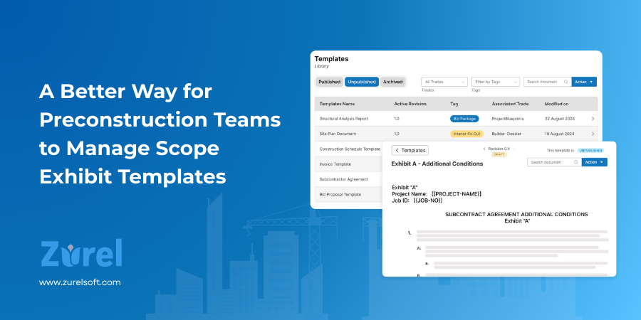 Preconstruction Teams to Manage Scope Exhibit Templates
