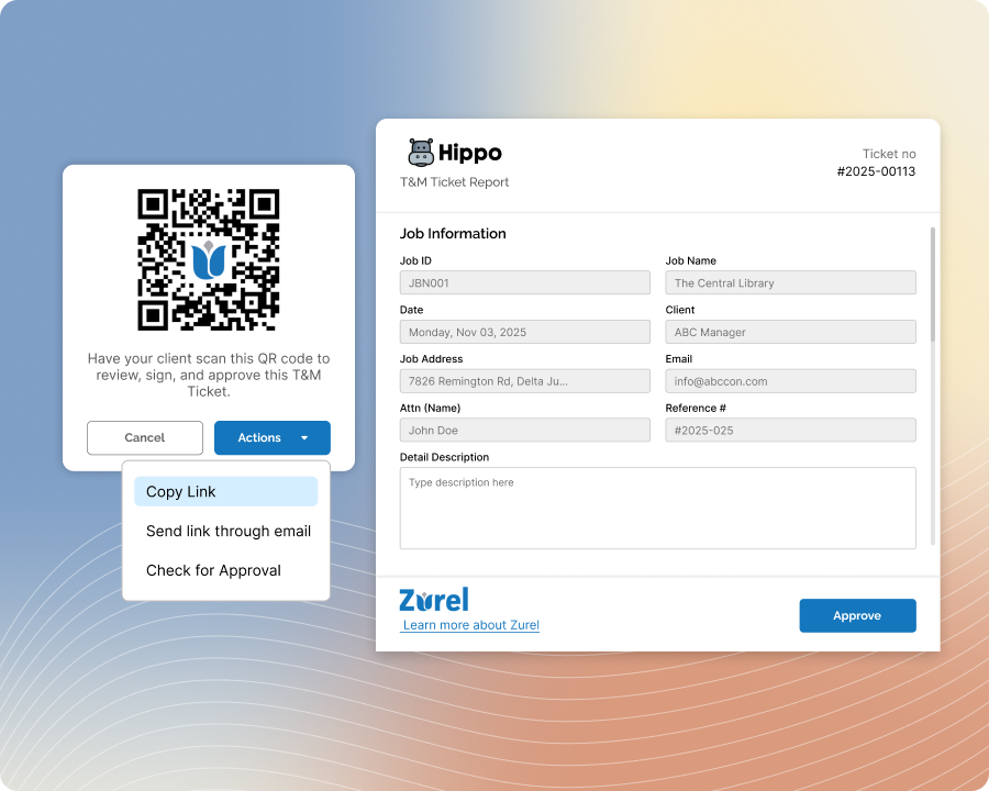 Get Remote Approvals Without Delays by Sending a Secure T and M Ticket Link Get Remote Approvals Without Delays by Sending a Secure T&M Ticket Link