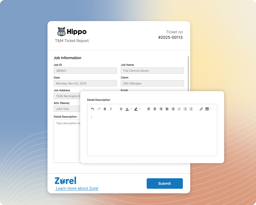 Capture Clear Work Details In Every T&M Tickets Entry
