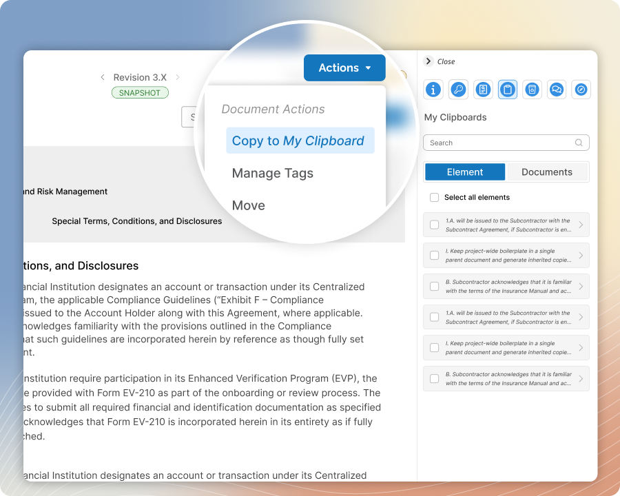 User Clipboard in Zurel