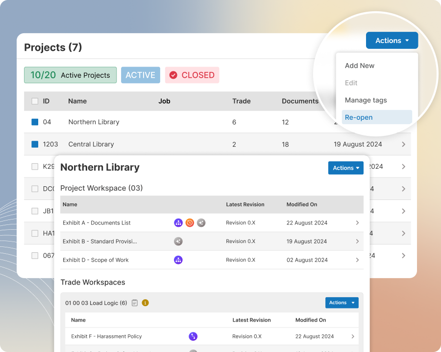 Workspaces folder for preconstruction project by Zurel ScopeMaker