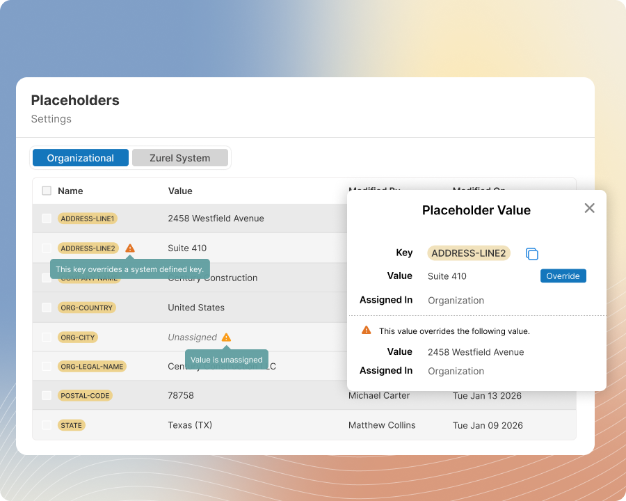 Alerts and Flags in Zurel ScopeMaker for Preconstruction
