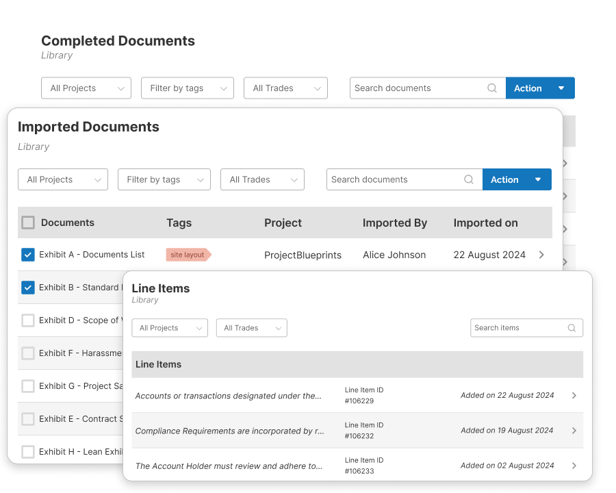 Leverage Past Exhibit Language Across New Preconstruction Workwith Zurel Construction Software ScopeMaker