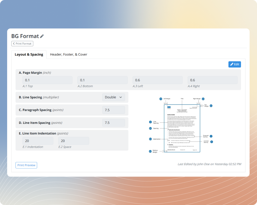 Print Format Keep printed exhibits consistent without last-minute formatting work