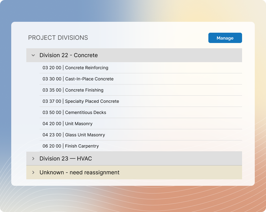 Keep Preconstruction Organized with Well-Defined Divisions and Well ...
