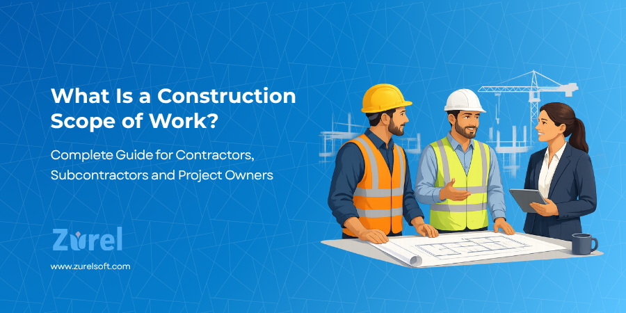 What is Construction Scope of Work? A guide by Zurel Soft Construction Software Company