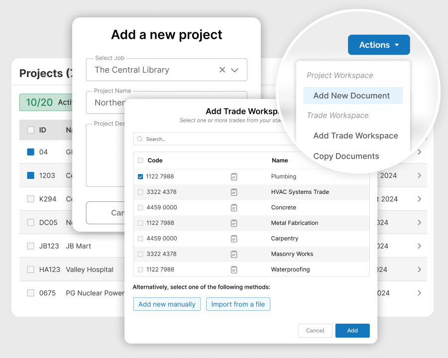 WorkSpace Folder feature in Zurel ScopeMaker for contractors