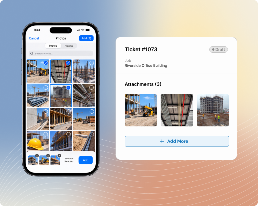 Use Existing Photos in T&M Tickets Use Existing Photos in T&M Tickets